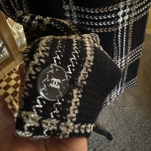 Chanel Plaid Tweed Jacket Coat - Picture 2 of 9